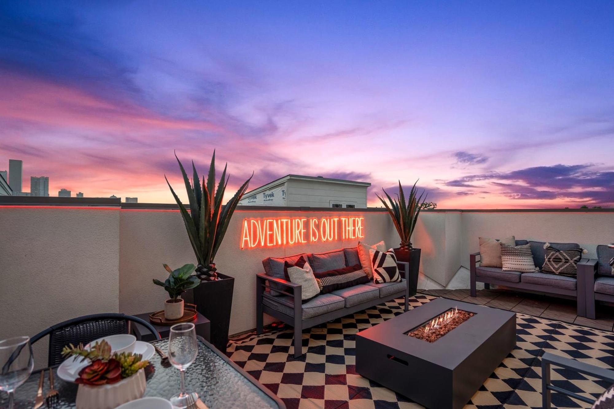 ヒューストン Luxury Downtown Getaway With Breathtaking Viewsヴィラ エクステリア 写真